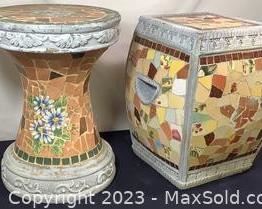 wtwo mosaic plant stands491 t