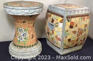 wtwo mosaic plant stands491 t