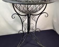 wvintage large metal plant stand481 t