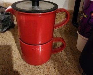 French Press with Cup Set