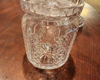 Waterford Crystal Hibernia Biscuit Barrel Jar & Lid