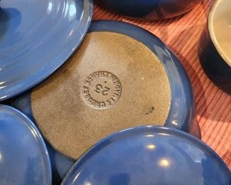Le Creuset Blue 10 piece Pot and pan set