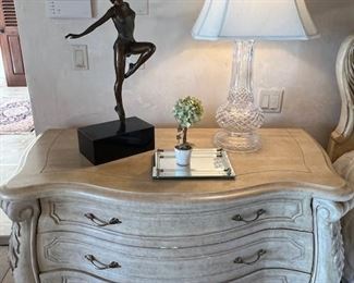Bedside Table - Bronze "Ballerina" by Peggy Mach