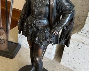 Cast Metal Soldier Statue