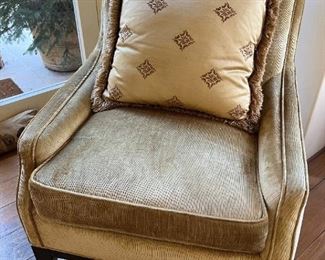 Corduroy Upholstered Occasional Chair