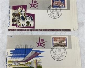 Vintage 1958 Stamps
