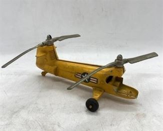 Vintage Hubley Helicopter Toy