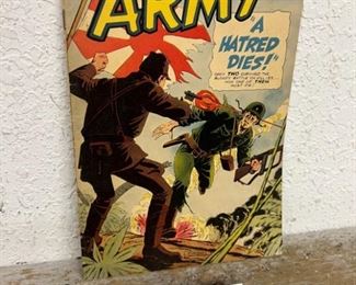 Post WWII Fightin Army Comic Books DOZENS IN THE AUCTION