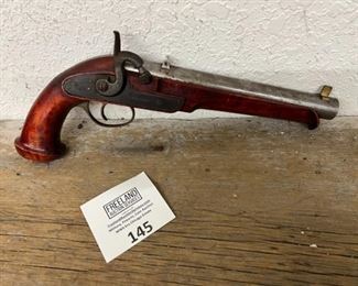 rare MORTIMER antique pistol