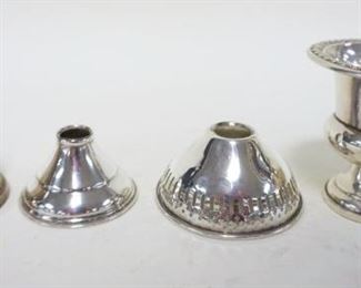 1083	STERLING WEIGHTED 3 IN HIGH URN & SCRAP LOT
