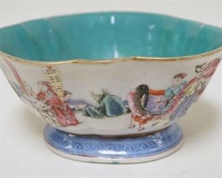 1097	ASIAN PORCELAIN BOWL, APPROXIMATELY 7 IN X 3 1/4 IN HIGH
