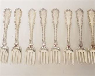 1110	GORHAM STERLING FORKS, 16.3 OZT
