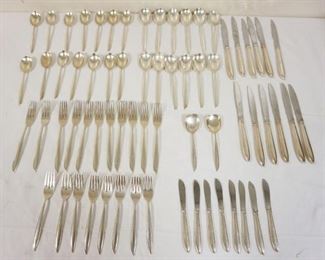 1118	STERLING 67 PIECE FLATWARE SET, 73.5 OZT EXCLUDING KNIVES

