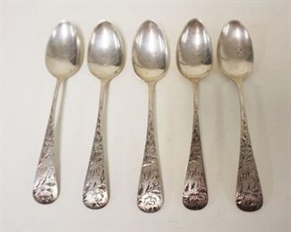 1135	STERLING SPOONS, 2.7 OZT
