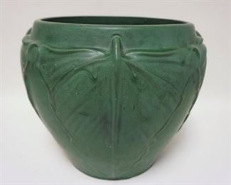 1167	ART POTTERY LARGE PLANTER, GREEN MATT FINISH, APPROXIMATELY 16 IN X 14 IN HIGH
