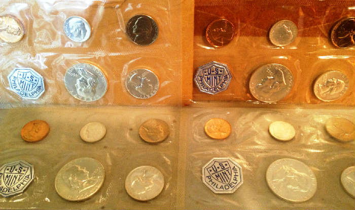 Old U. S. coins & old foreign coins...