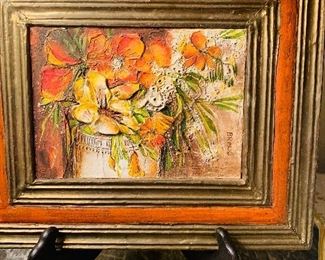 original  painting  by noted Louisiana  artist     Nolan Braud