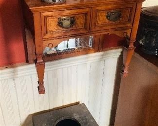 one  of three  mid to early 19th century English hanging wall  cabinets