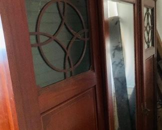 Art Nouveau style  armoire---not a good picture to see this spectacular piece