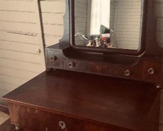 very small antique dresser