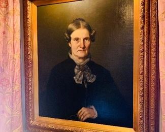 Portrait signed P L Rockwell dated 1876. amazing!!