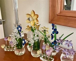 Stunning Art Glass Flowers!