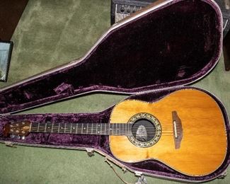 Vintage Ovation Acoustic Guitar in good condition