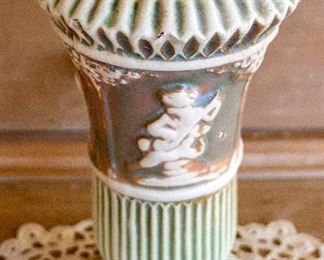 Roseville vase (small chip) signed