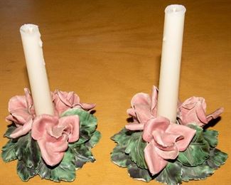 antique candlestick holders