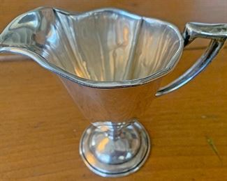 Antique Weighted Sterling Silver Gravy Boat