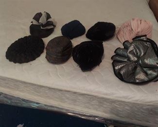 assorted women's hats