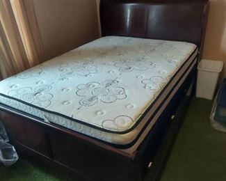 full size bed and mattress