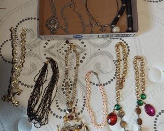 assorted necklaces