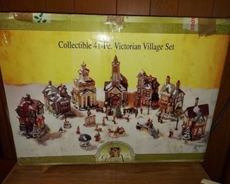 Victorian village set