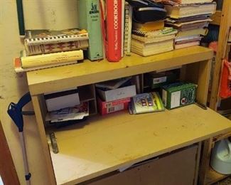 Cabinet with Contents - Mostly Cookbooks