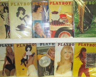 Many Boxes of Playboys from the Early 60's Through the 80's