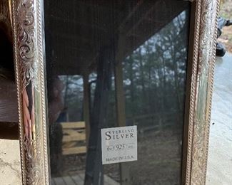 Sterling Silver Engraved Picture Frame 5” x 7”