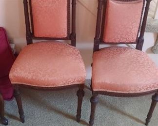 Pair of pretty vintage chairs