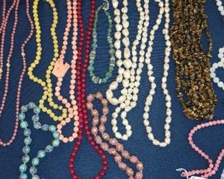 Beads-natural coral, jade, tiger's eye, lapis, beryl and many, many more!