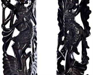 Malaysian wood carvings 