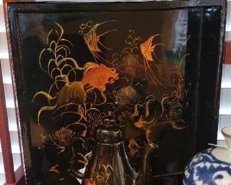 Vintage Chinese wedding tray