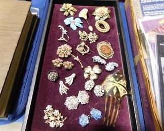 Vintage estate costume jewelry