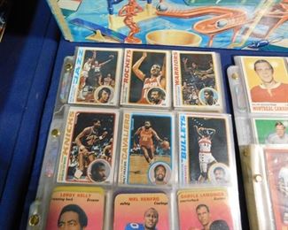 Vintage basketball cards
