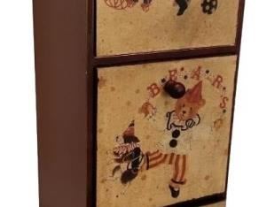 Vintage Wooden Storage Drawers