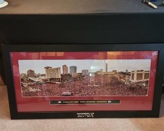 Kansas City Chiefs 2020 World Champions Celebration framed print 21.5 x 43