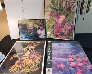 Botanica and Wichita Garden Show framed posters 18 x 24 (3) and 12 x 16 (1)