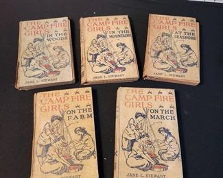 The Camp Fire Girls books by Jane L Stewart copyright 1914