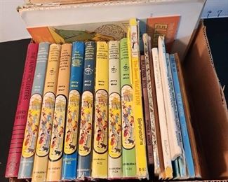 Jerry West vintage handback books and other children's books