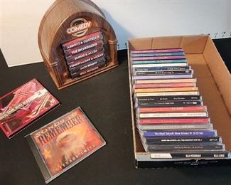 Comedy Superstars cassettes and assorted CD'S
