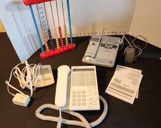Abacus, Panasonic & Sony telephones